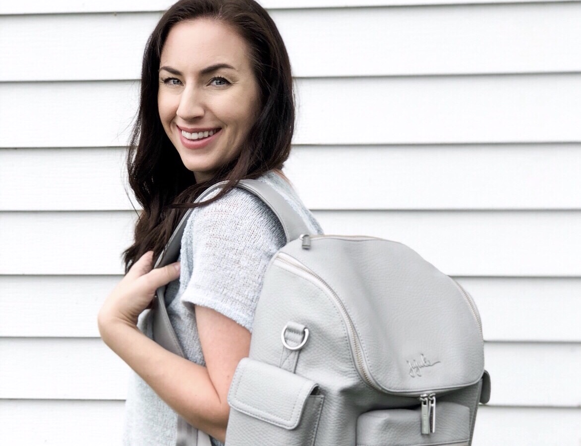 kateschwanke, kate schwanke, kate schwanke jujube, jujube forever backpack, jujube ever collection, ever collection, vegan leather, diaper bag, leather diaper bag, leather collection, diaper bag backpack, review, on the body