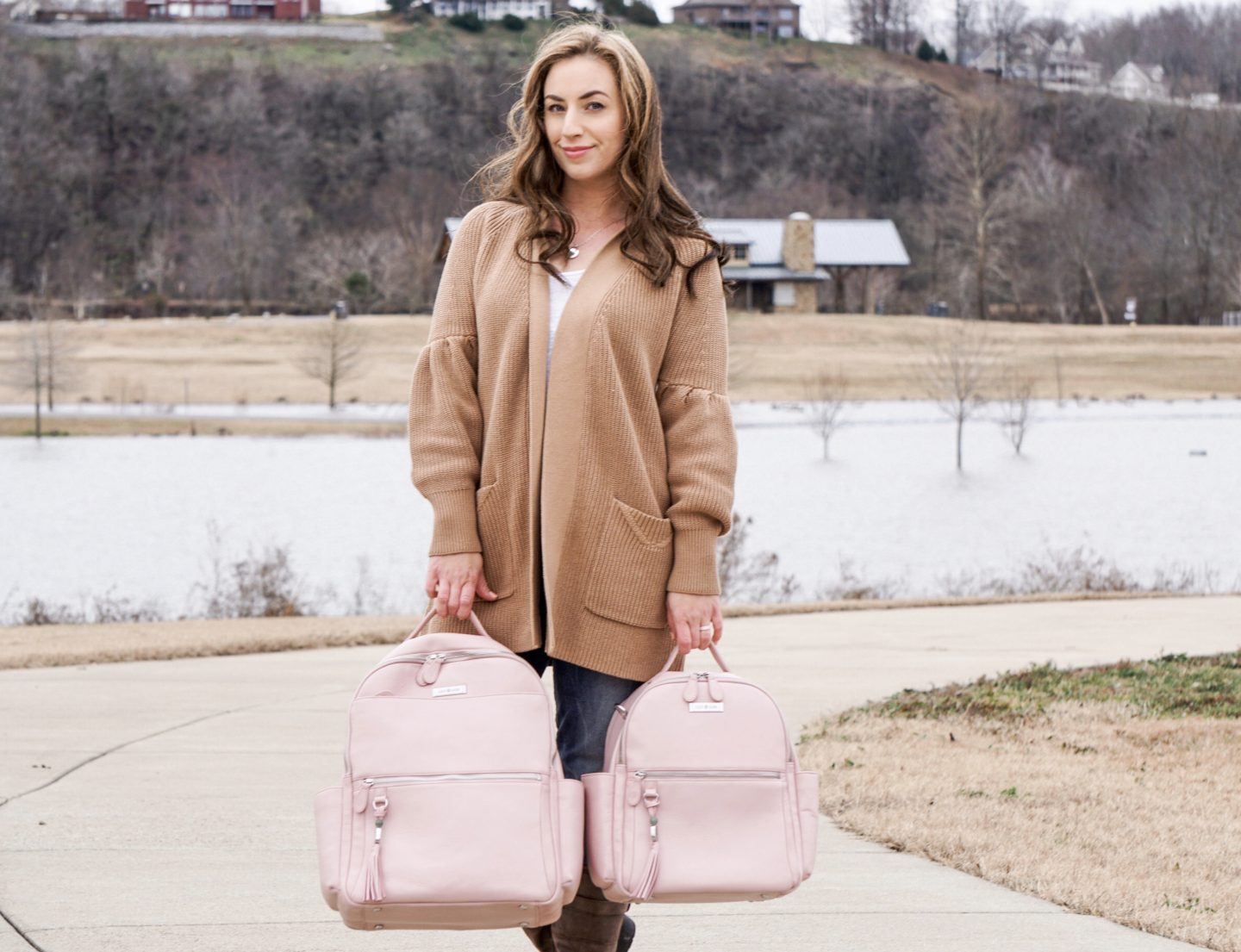 lily jade anna, anna backpack, large anna backpack, medium anna backpack, leather diaper bag, backpack, review, comparison, lily jade review, kateschwanke, kate schwanke