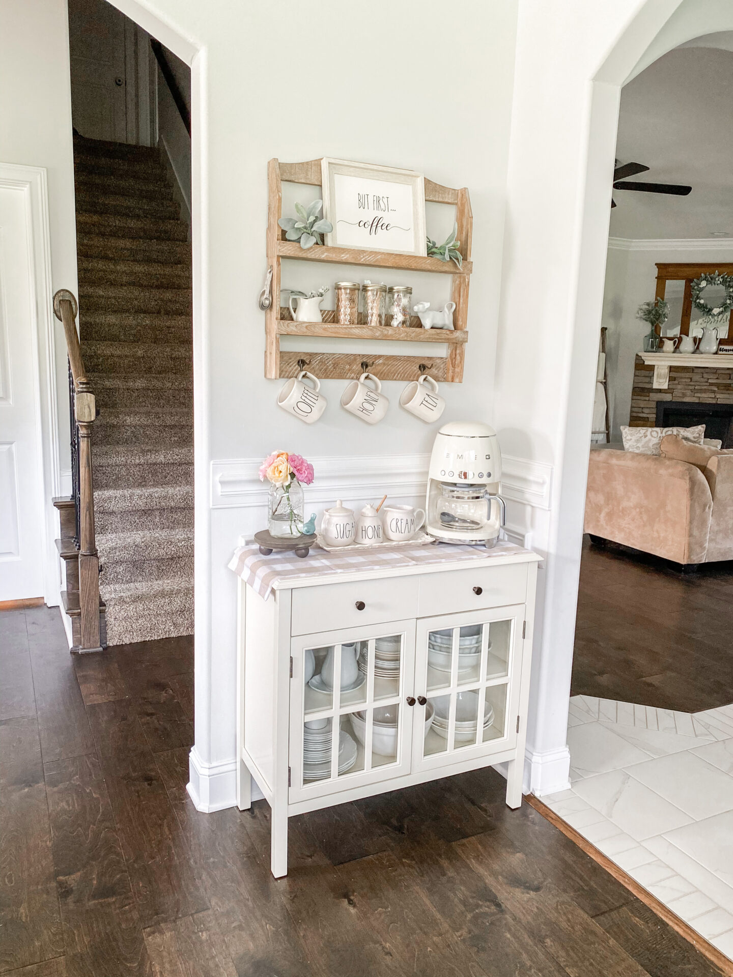 How To Create a Coffee Bar in a Small Space! - kateschwanke