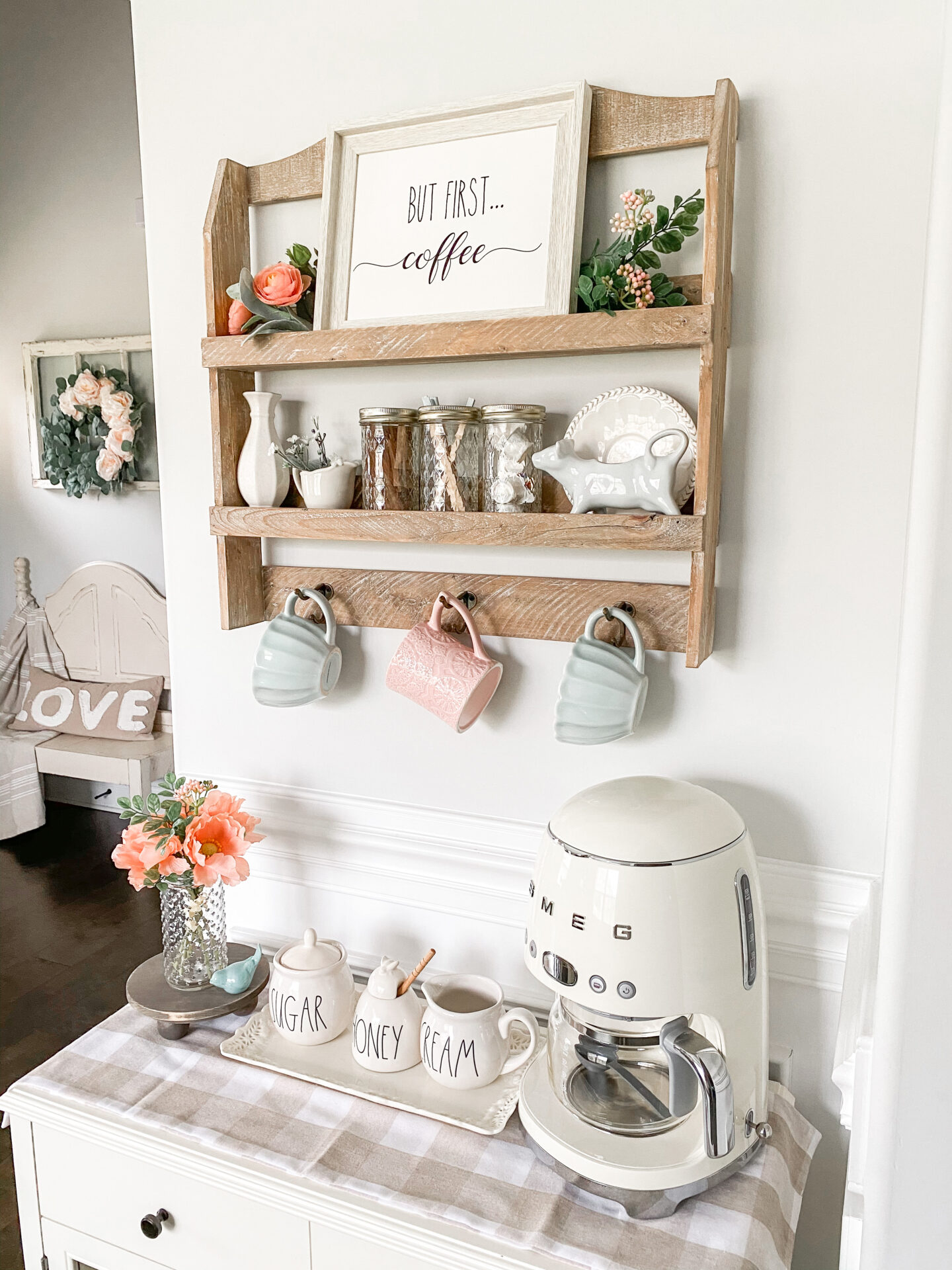 How To Create a Coffee Bar in a Small Space! - kateschwanke