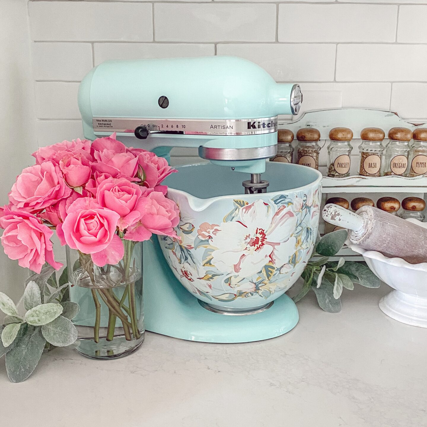 Unboxing  KitchenAid Hobnail Ceramic Stand Mixer Bowl + My Current  Collection! 