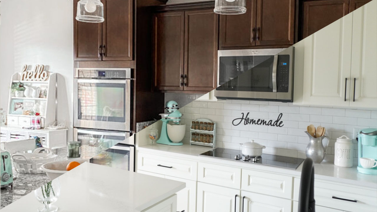 Our All White Kitchen Renovation Before & After!