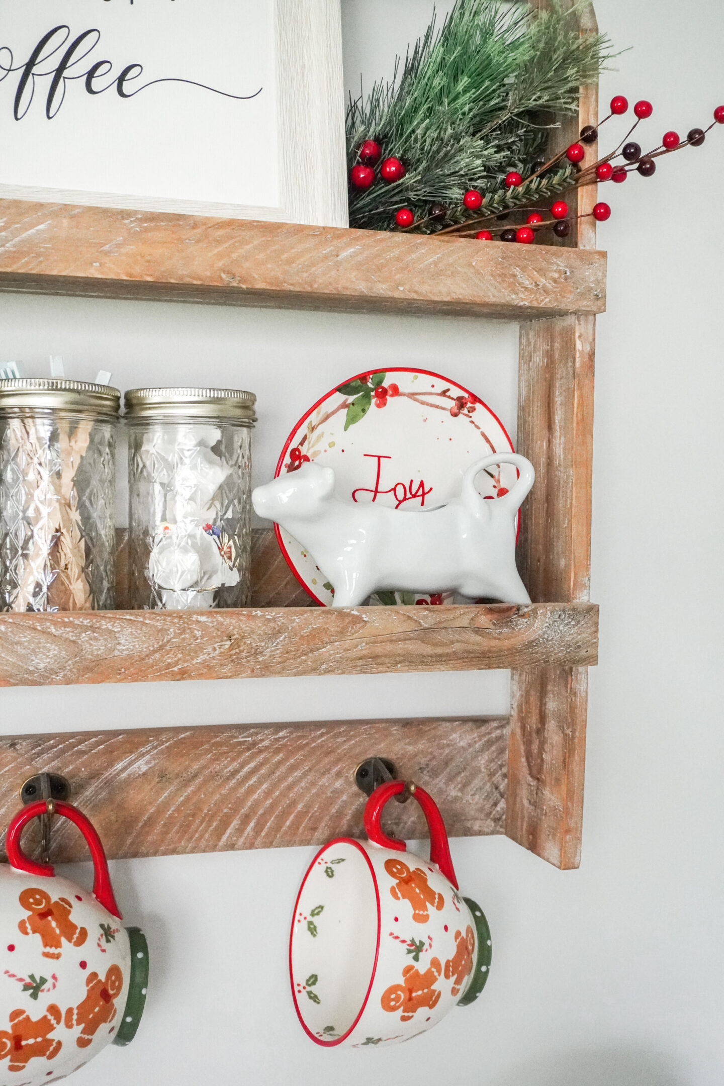 coffee bar shelf